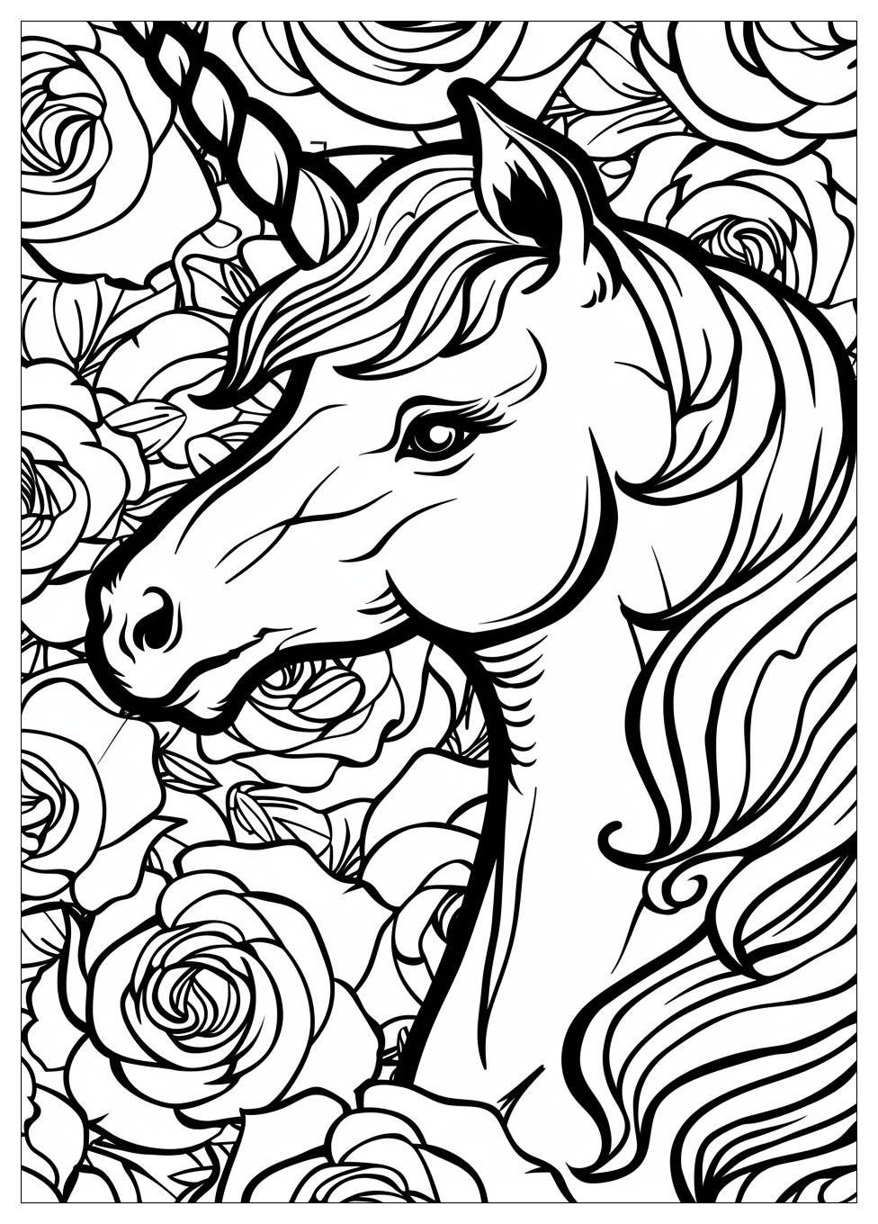 Unicorn Coloring Pages-6