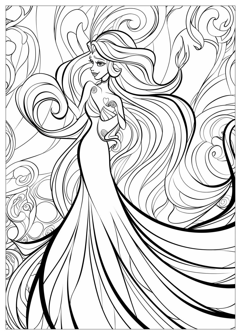 Ursula Coloring Pages-11