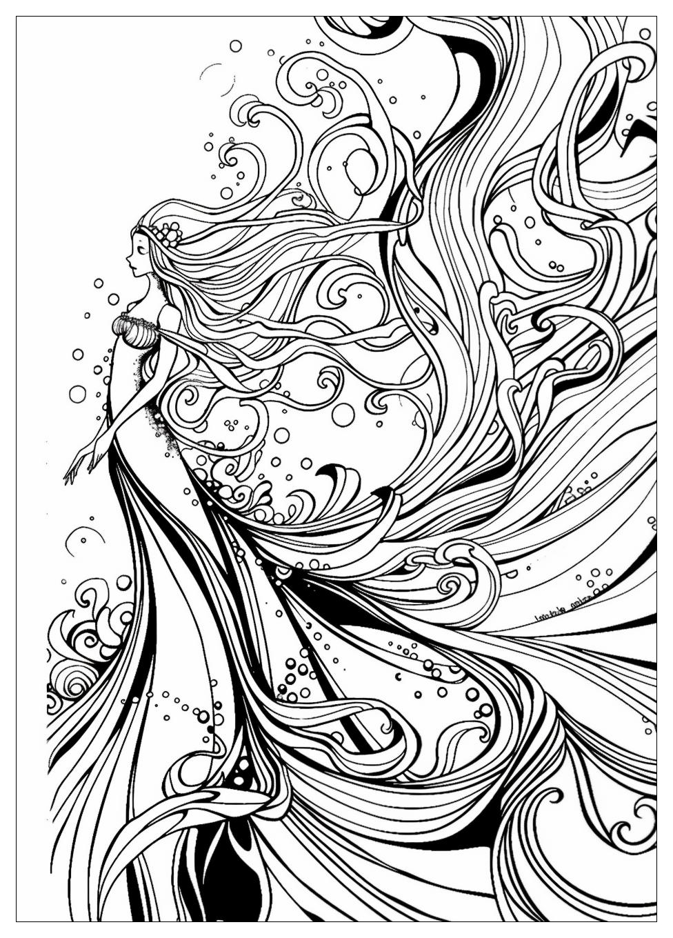 Ursula Coloring Pages-13