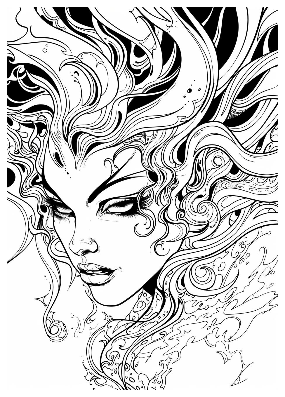 Ursula Coloring Pages-15