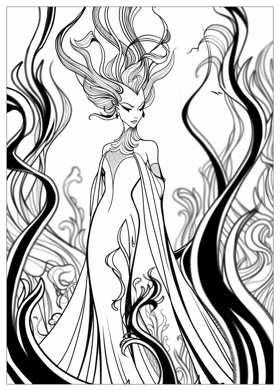 Ursula Coloring Pages-3