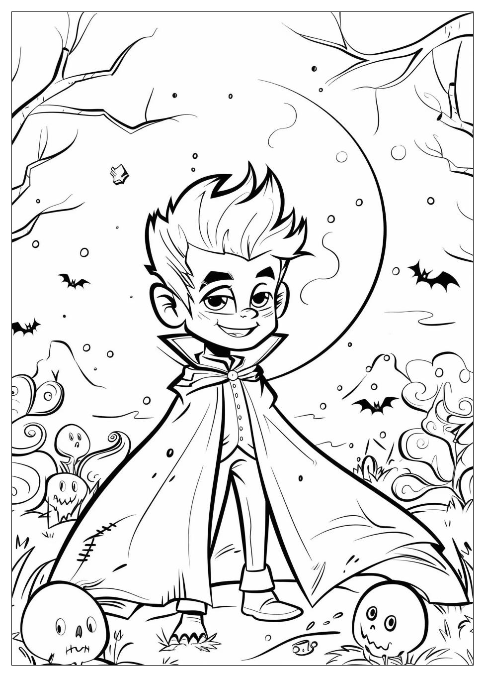 Vampire Coloring Pages-10