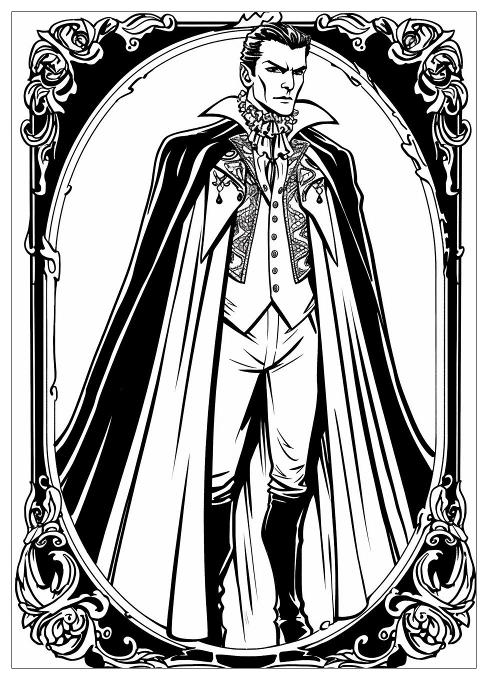 Vampire Coloring Pages-13