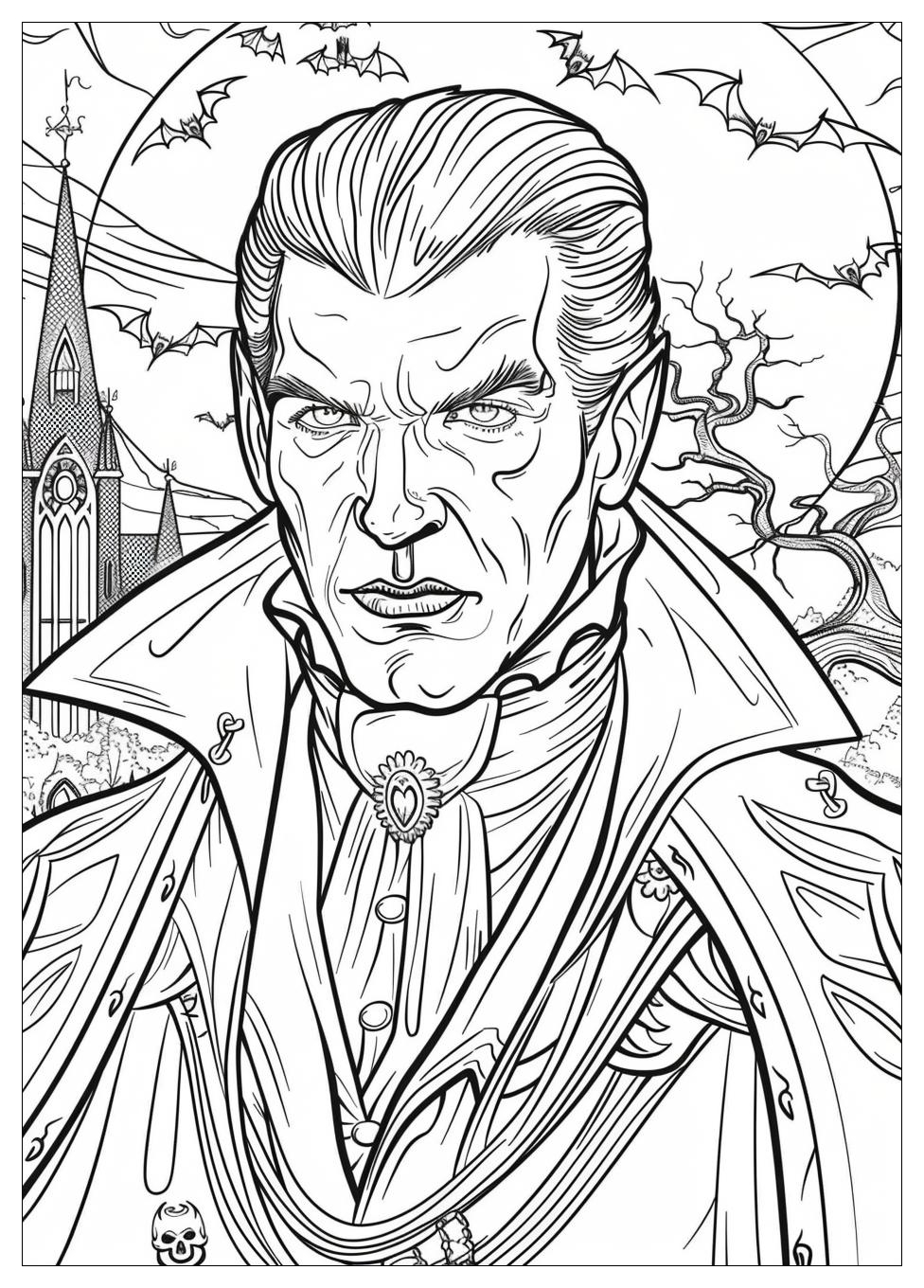 Vampire Coloring Pages-17