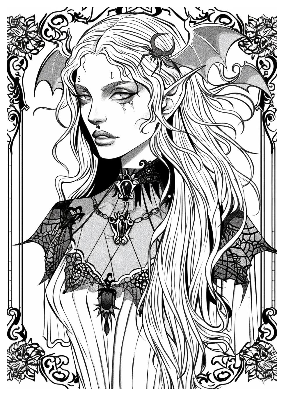 Vampire Coloring Pages-19