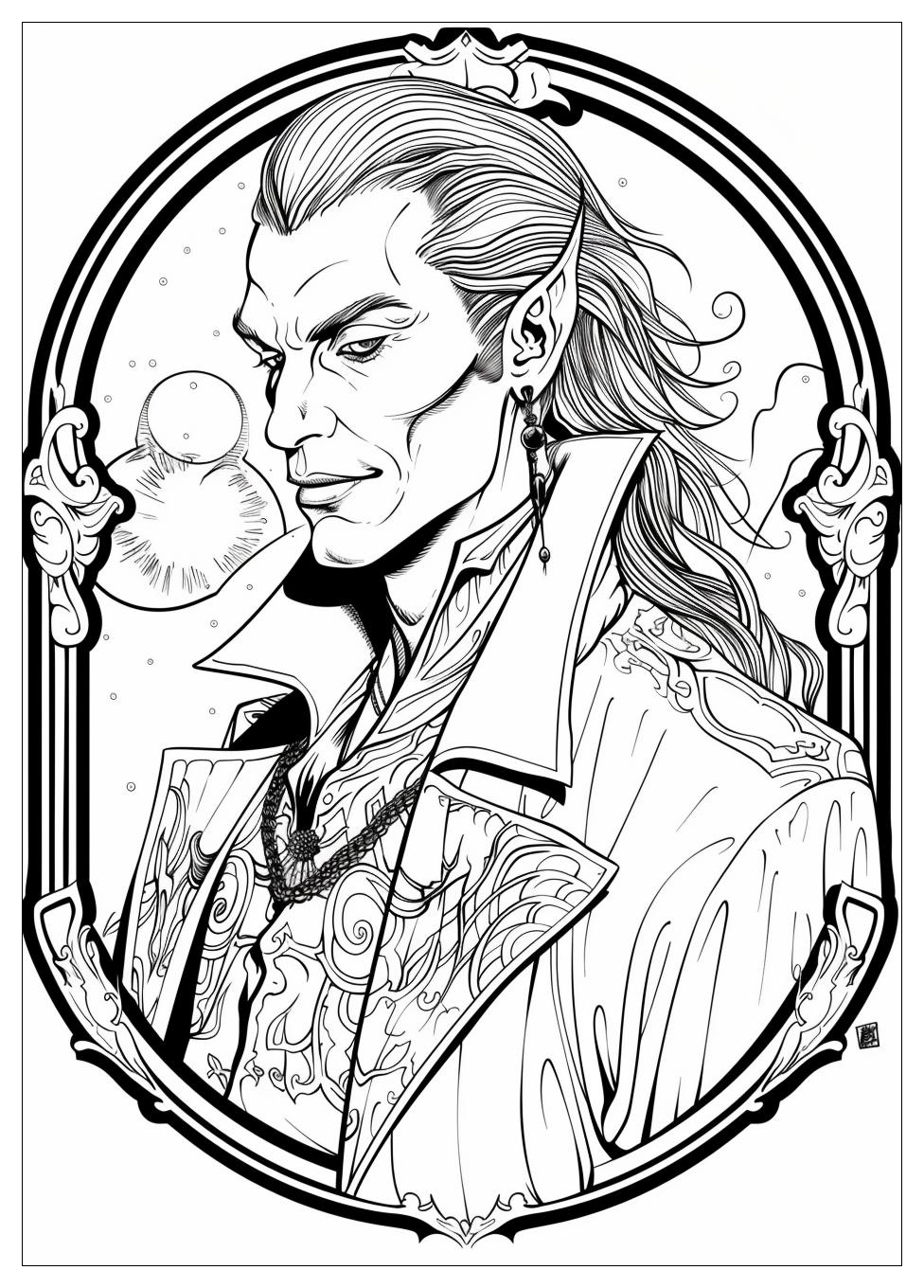 Vampire Coloring Pages-20