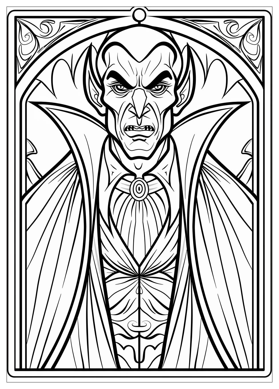 Vampire Coloring Pages-4