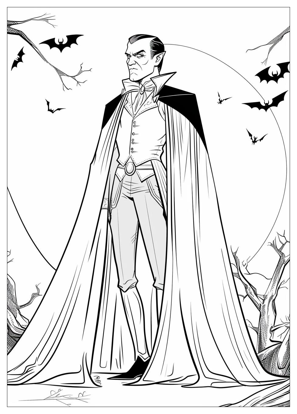 Vampire Coloring Pages-5