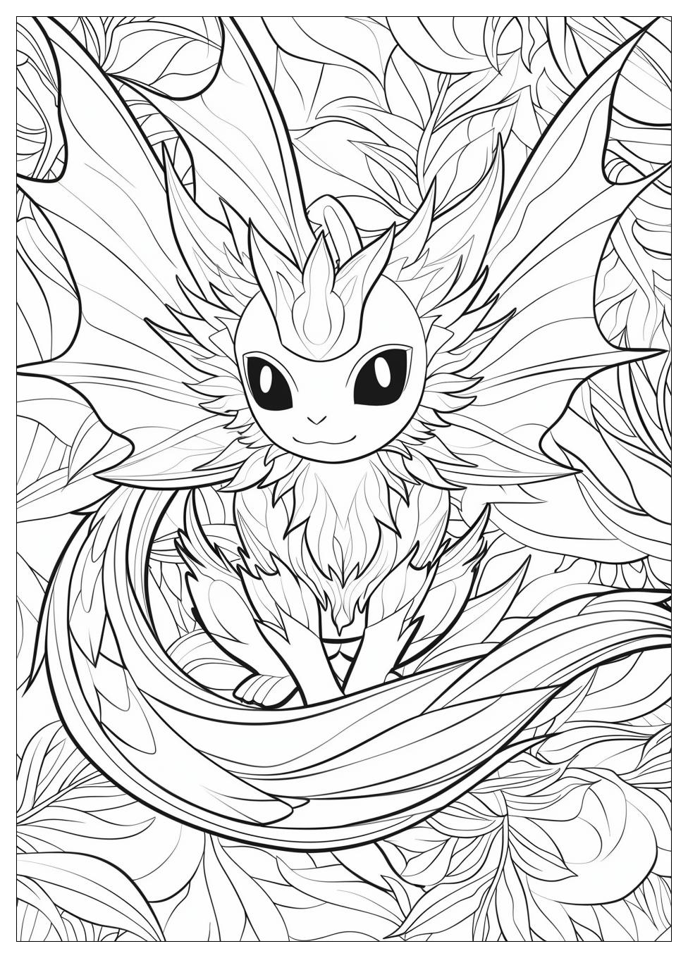 Vaporeon Coloring Pages-15