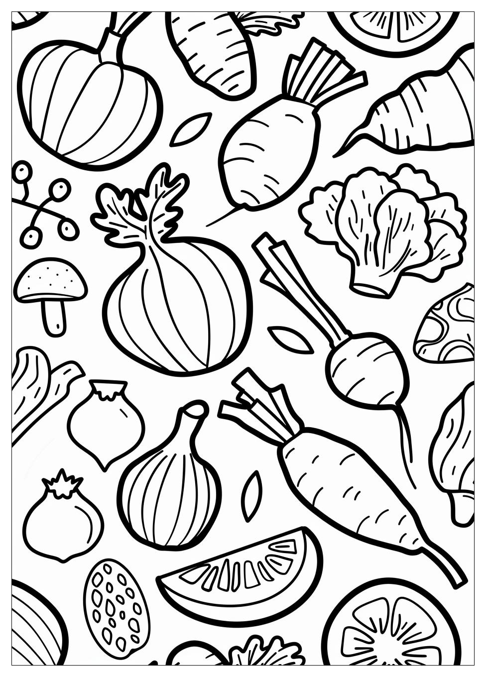 Vegetable Coloring Pages-12