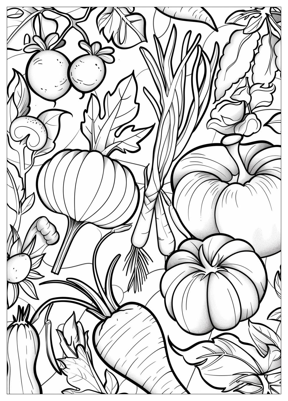 Vegetable Coloring Pages-13