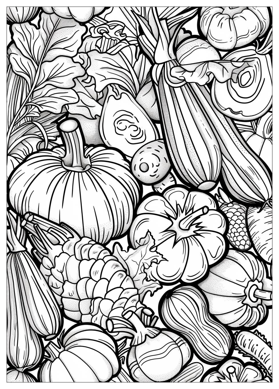 Vegetable Coloring Pages-15