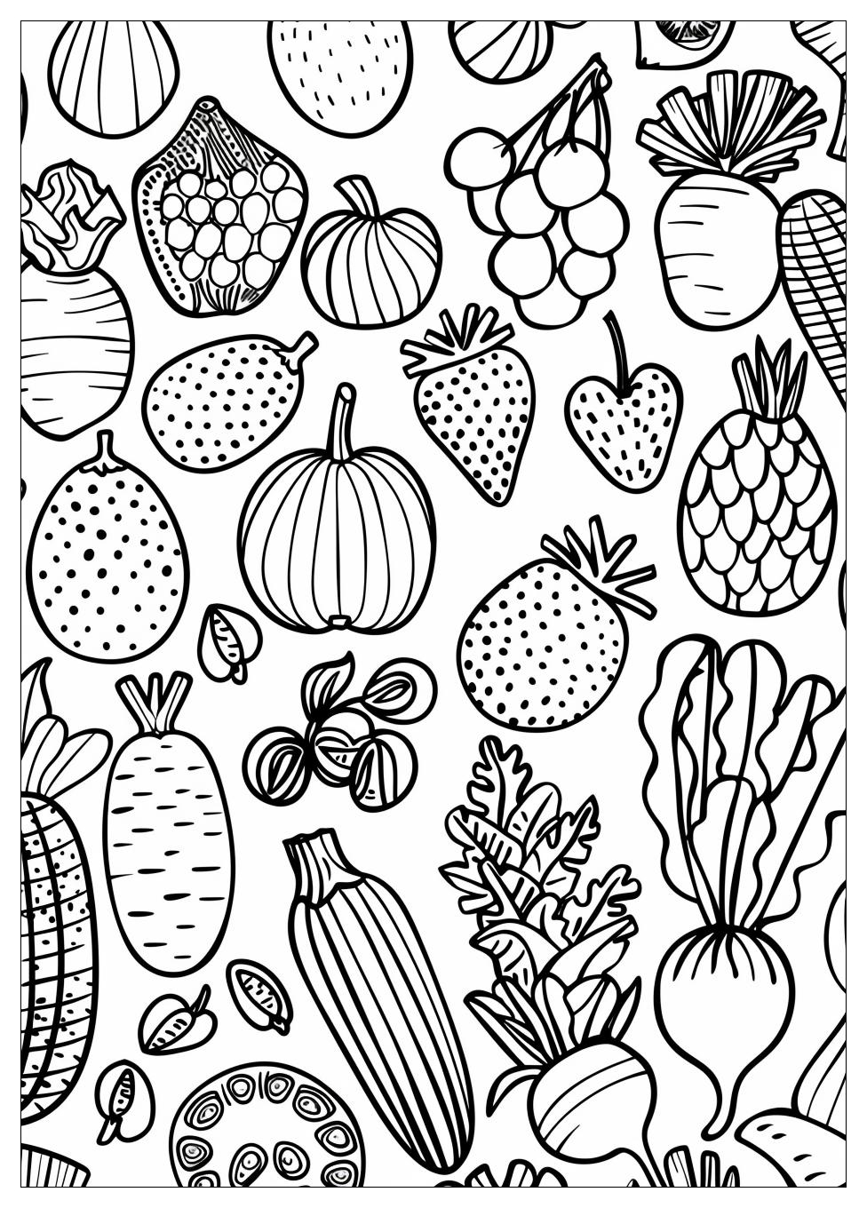 Vegetable Coloring Pages-17