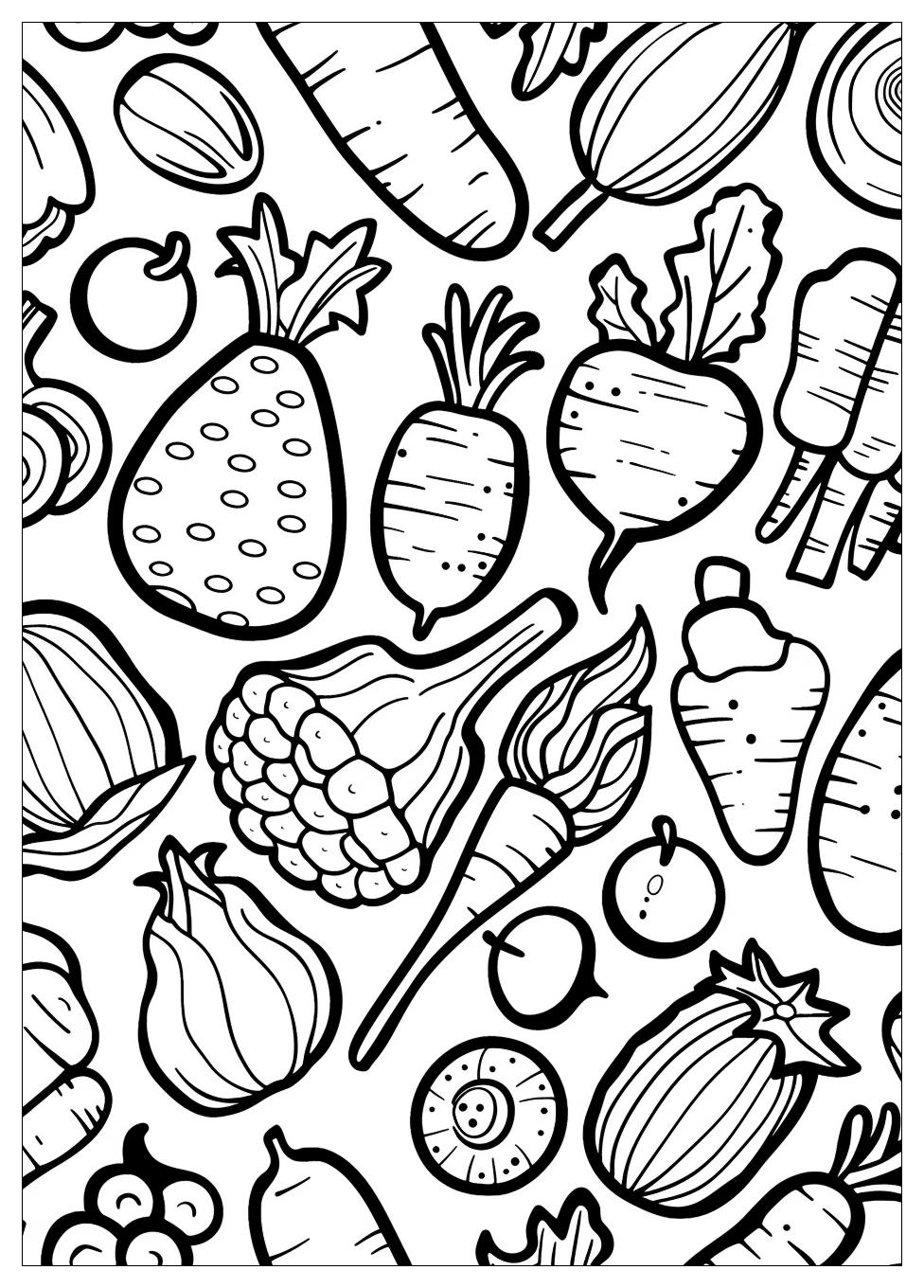 Vegetable Coloring Pages-18