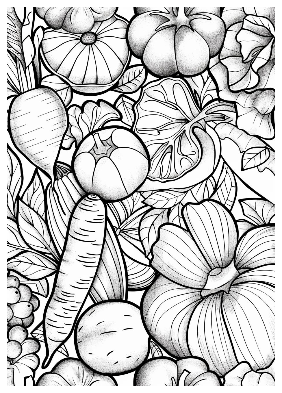 Vegetable Coloring Pages-19