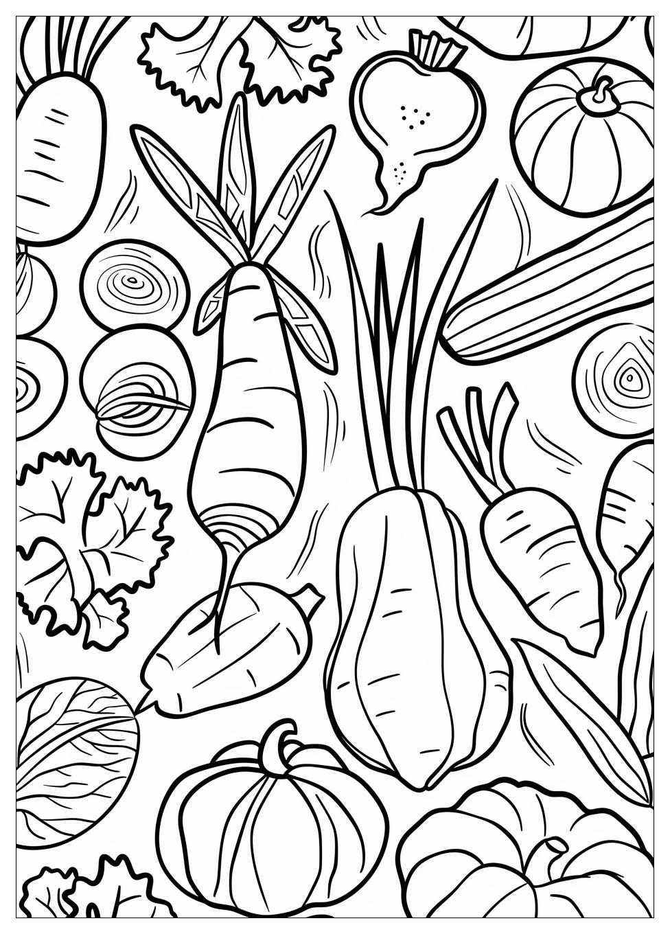 Vegetable Coloring Pages-4