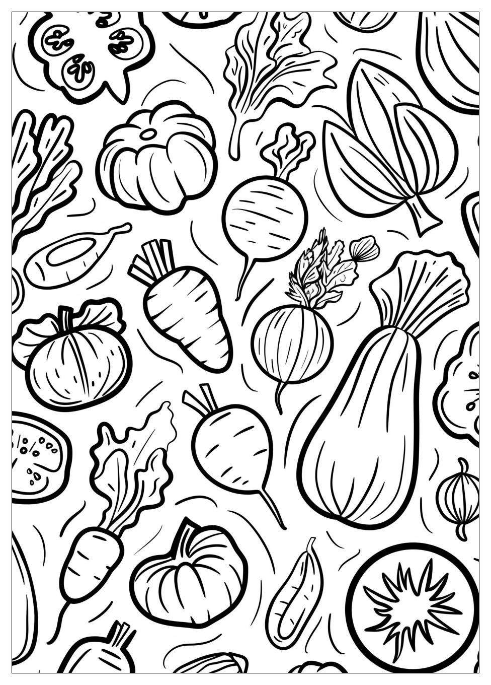 Vegetable Coloring Pages-5