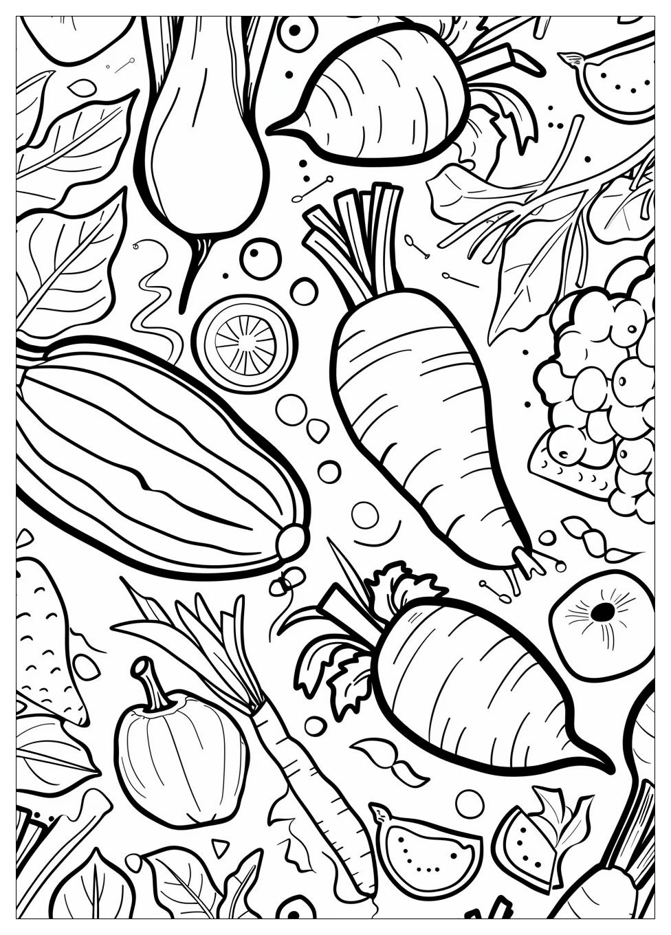 Vegetable Coloring Pages-6