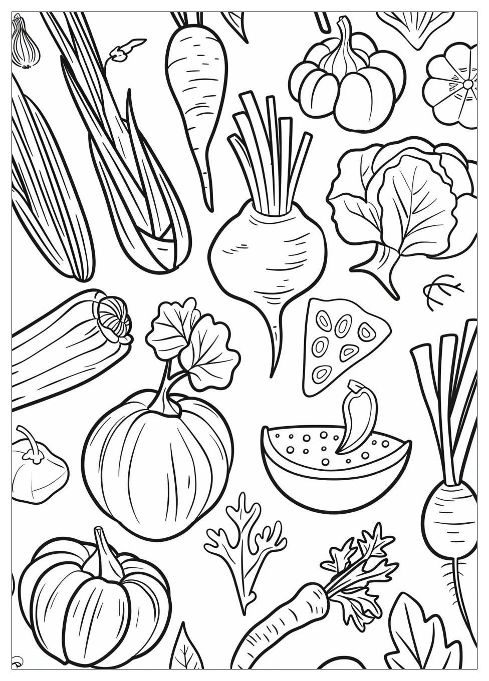 Vegetable Coloring Pages-7