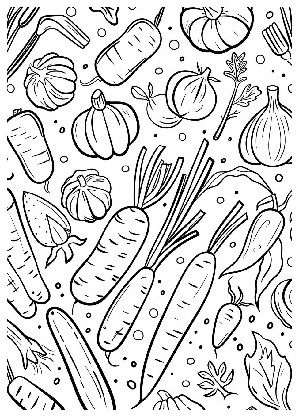 Vegetable Coloring Pages-8