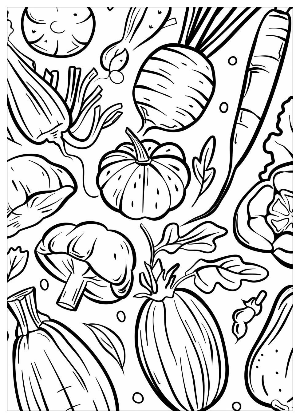 Vegetable Coloring Pages-9