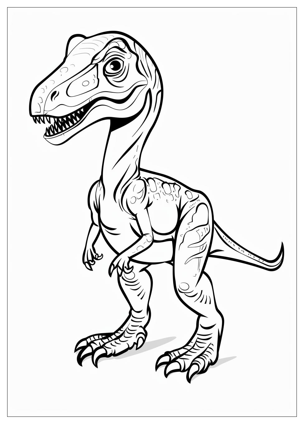 Velociraptor Coloring Pages-11