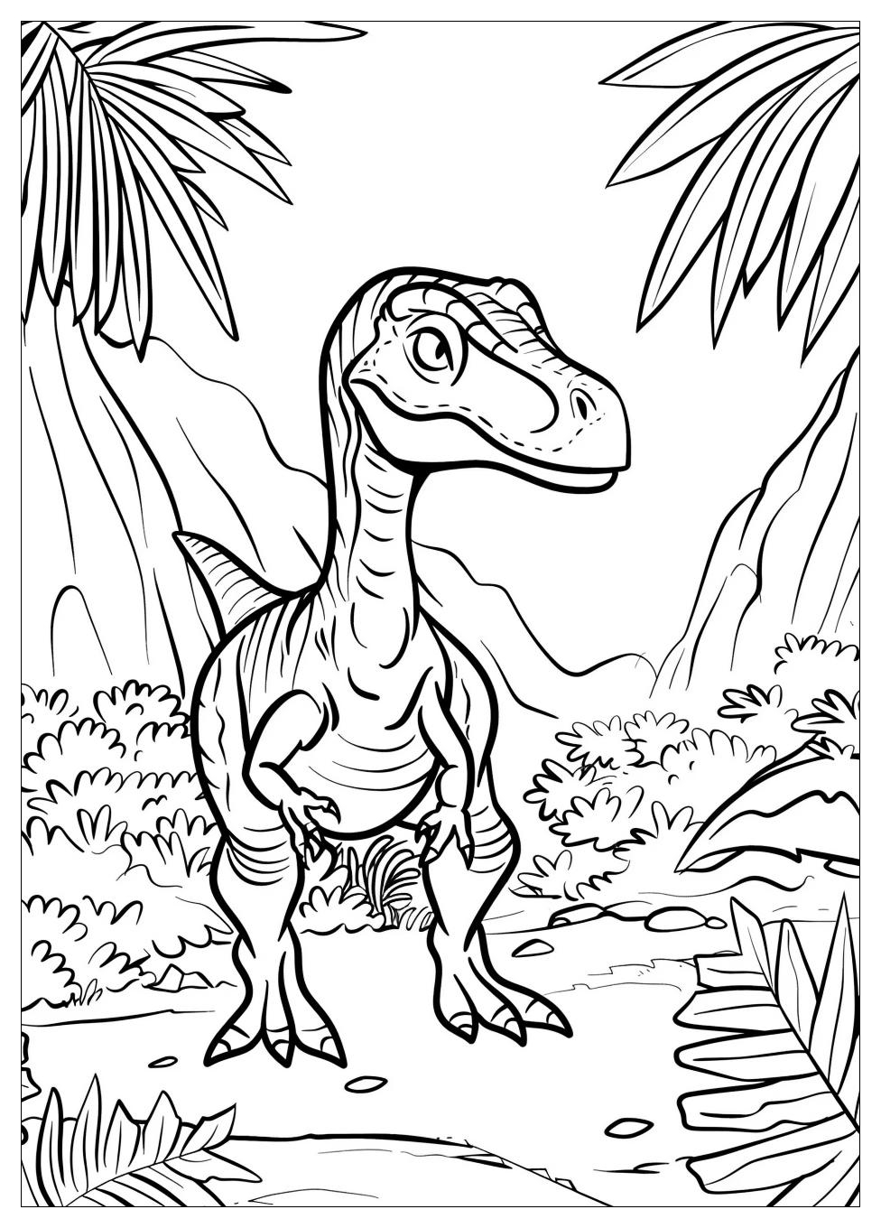 Velociraptor Coloring Pages-12