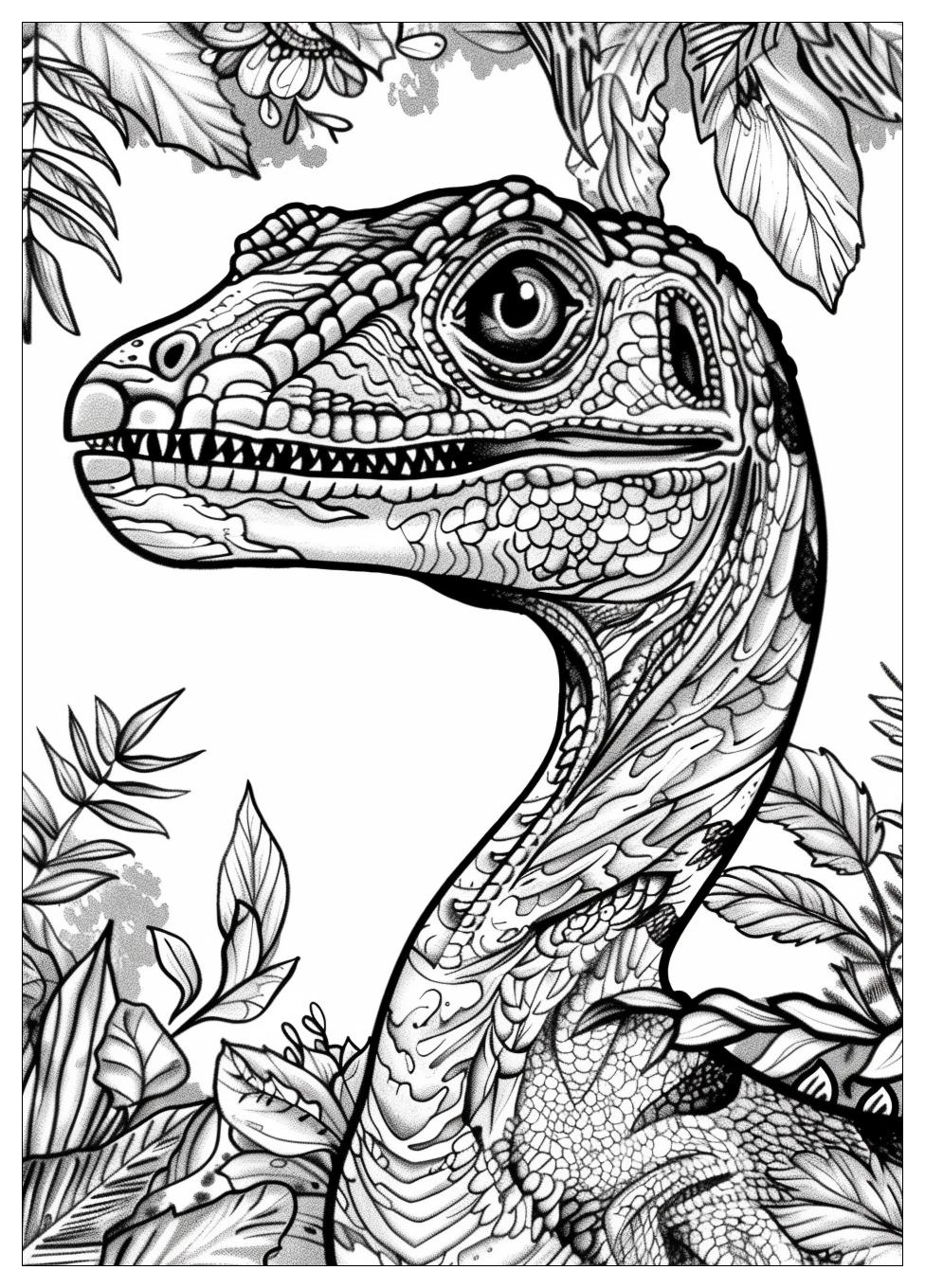 Velociraptor Coloring Pages-13