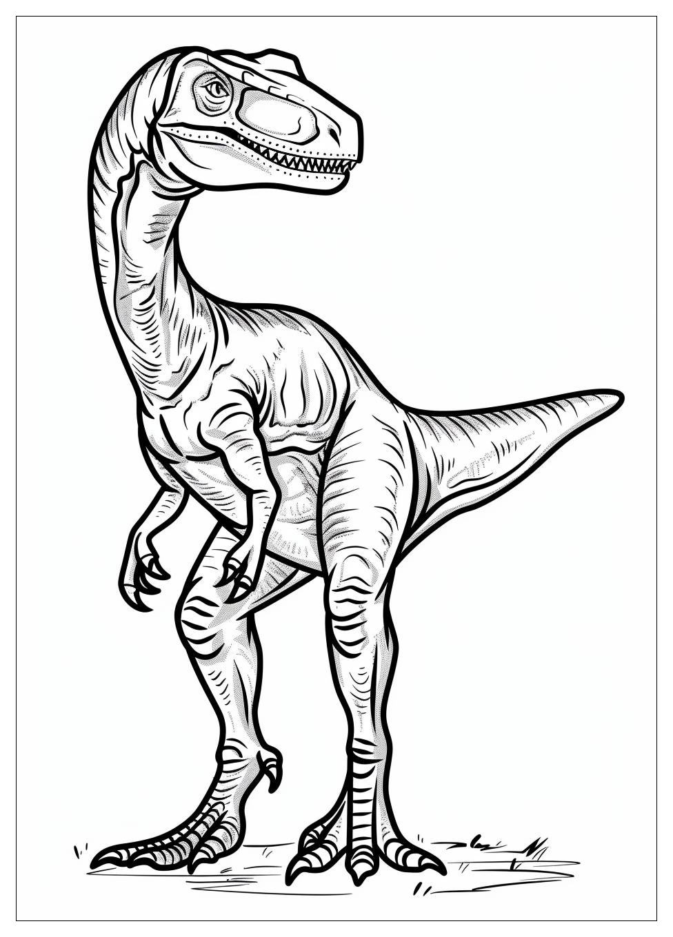 Velociraptor Coloring Pages-14