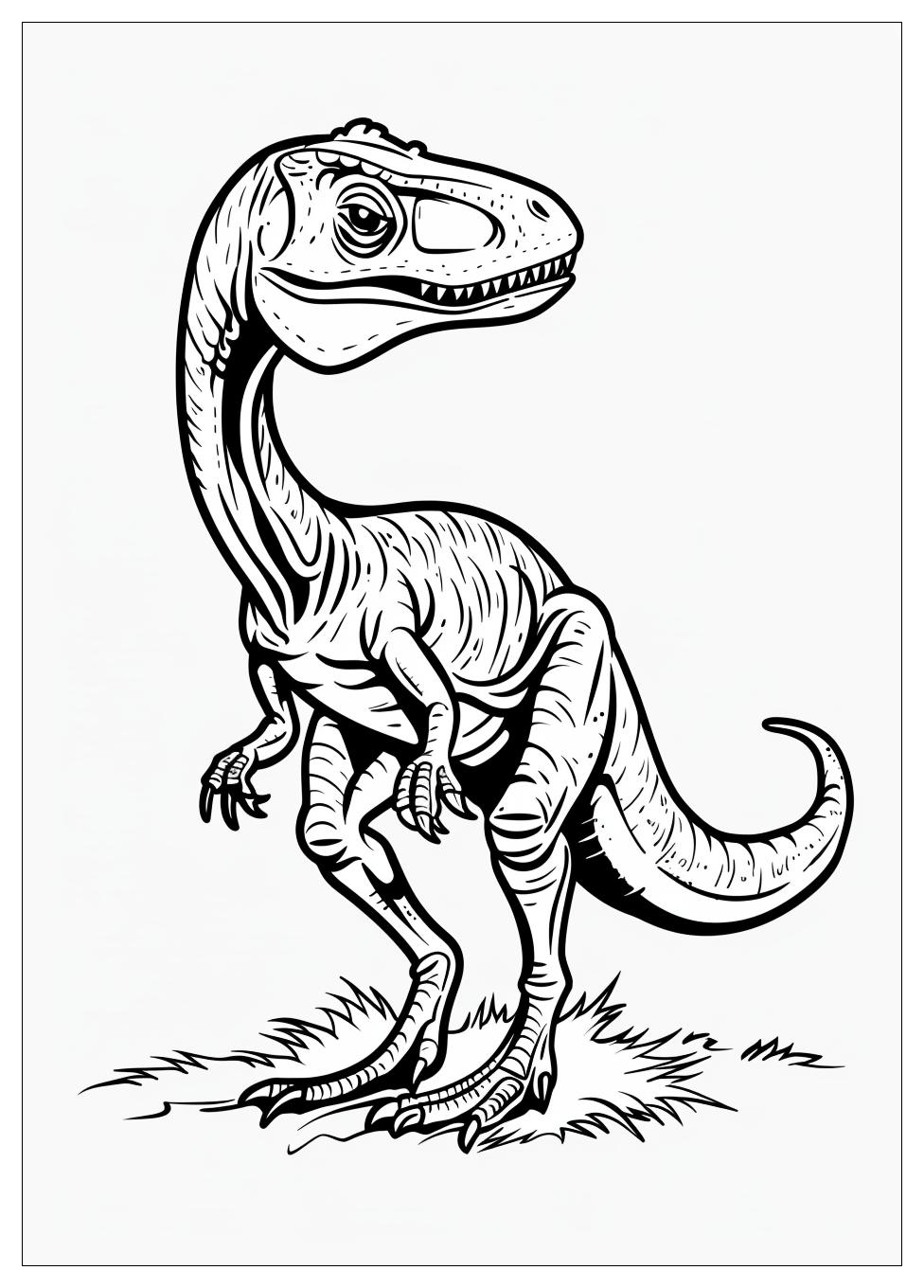 Velociraptor Coloring Pages-15