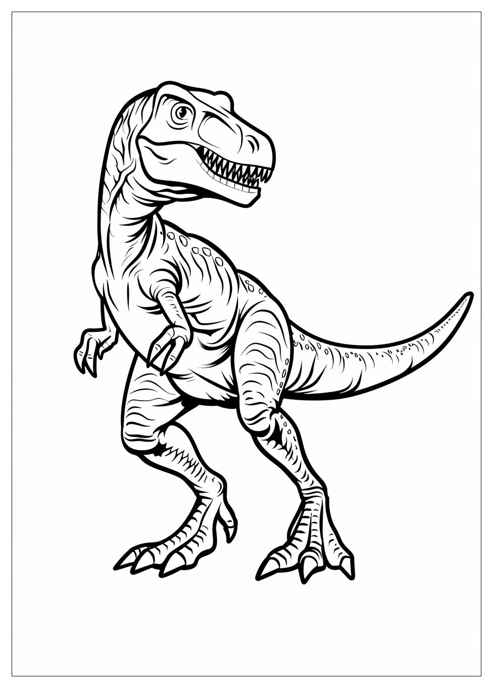 Velociraptor Coloring Pages-16