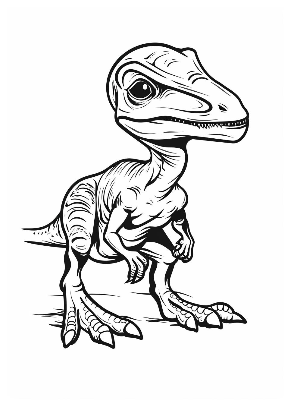 Velociraptor Coloring Pages-2