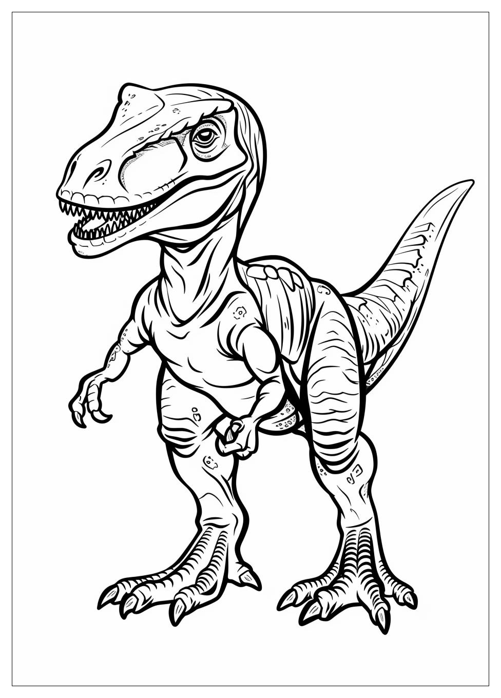 Velociraptor Coloring Pages-4