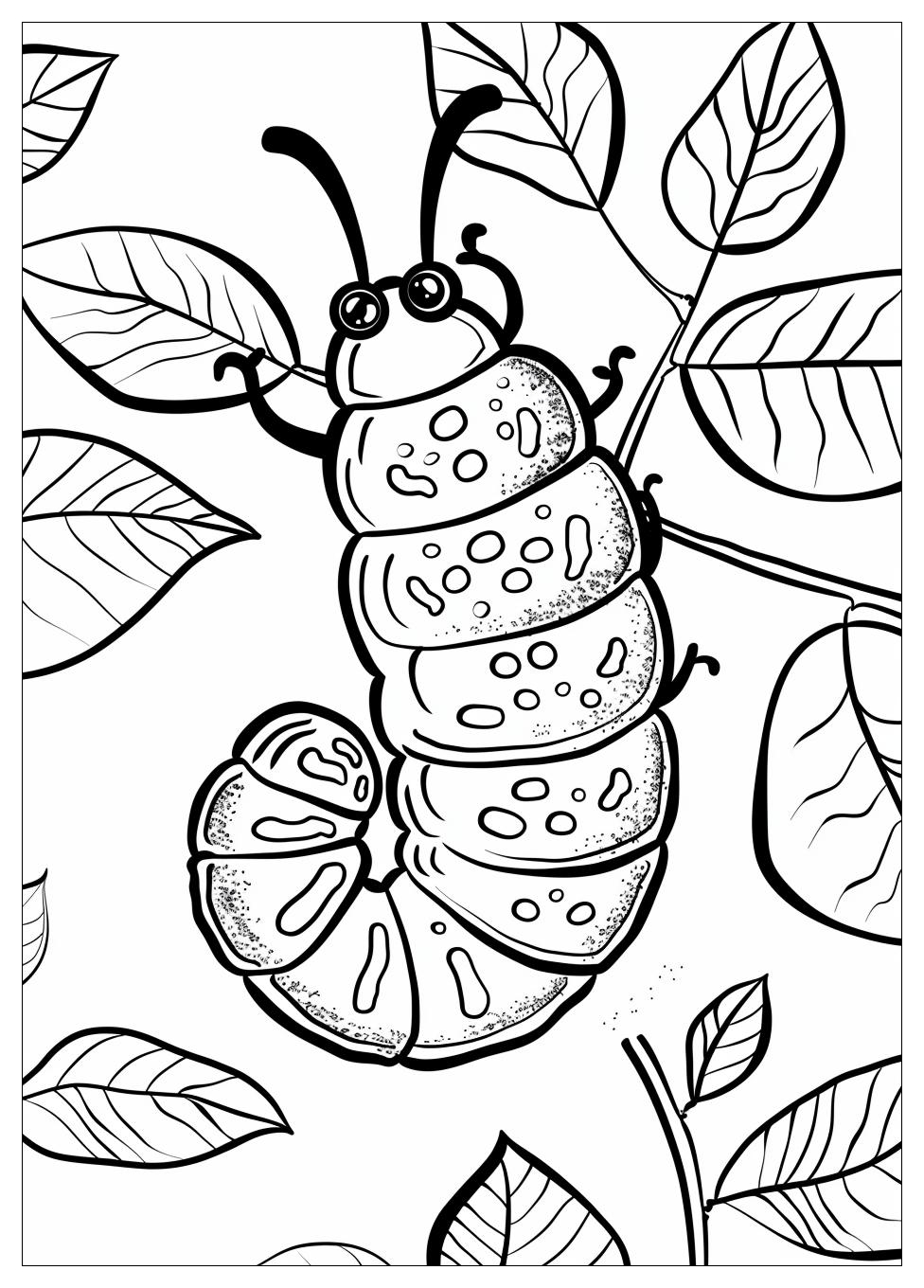 Very Hungry Caterpillar Coloring Pages-1