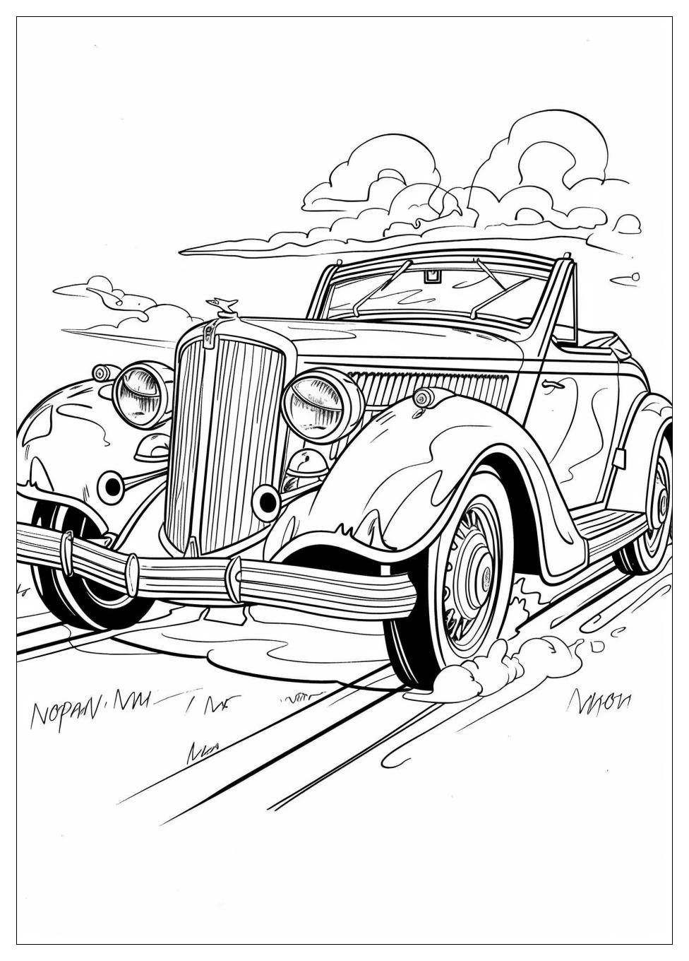 Vintage Car Coloring Pages-19