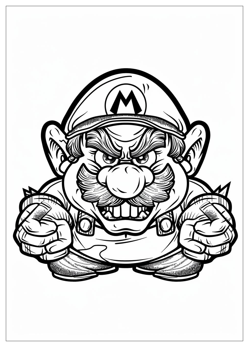 Wario Coloring Pages-11