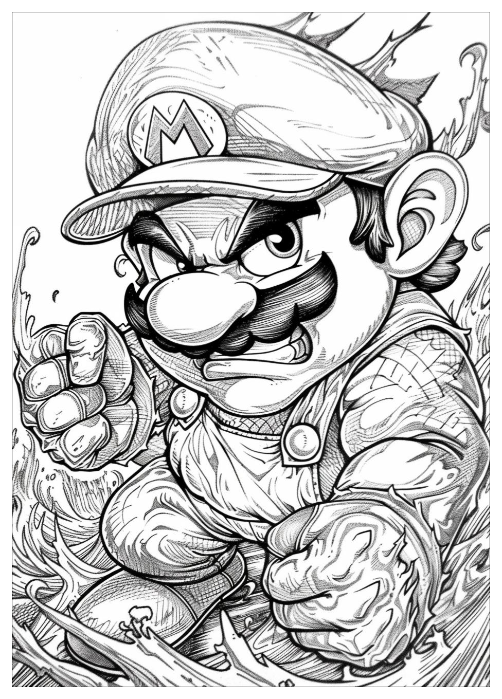 Wario Coloring Pages-14