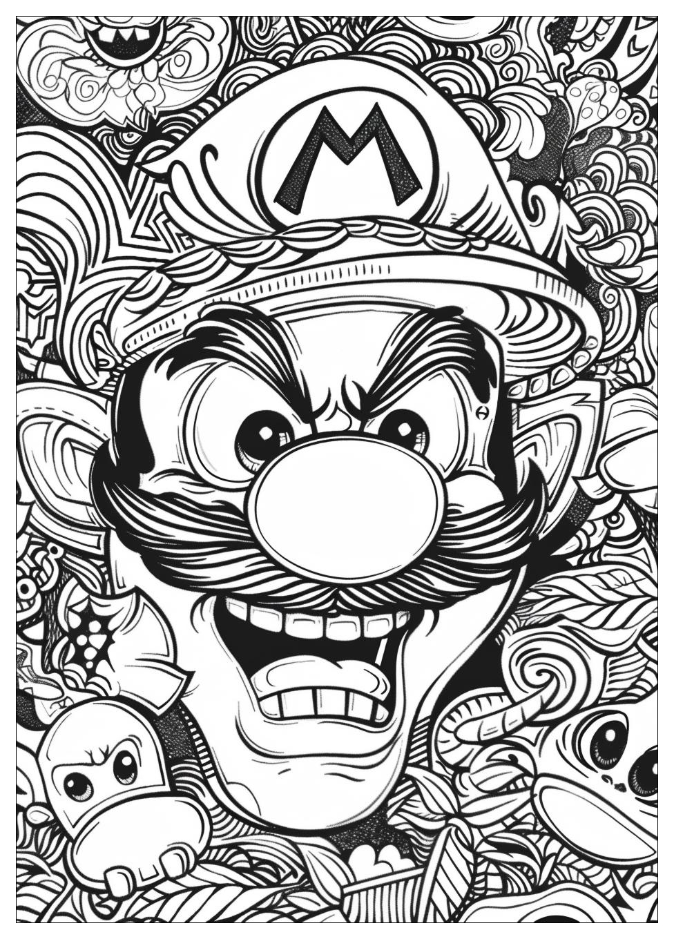 Wario Coloring Pages-15