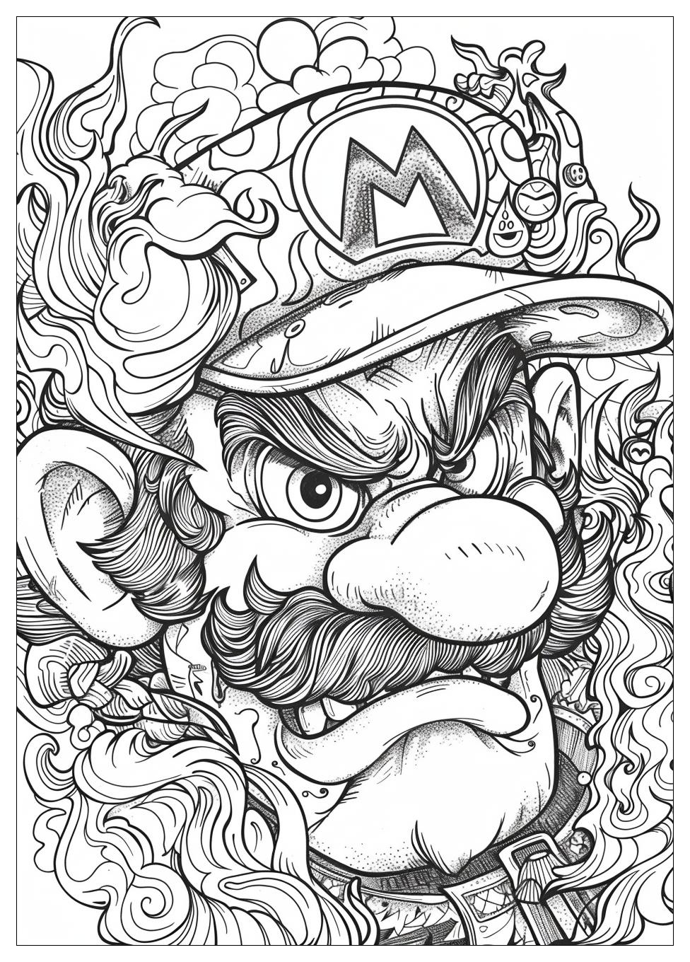 Wario Coloring Pages-17