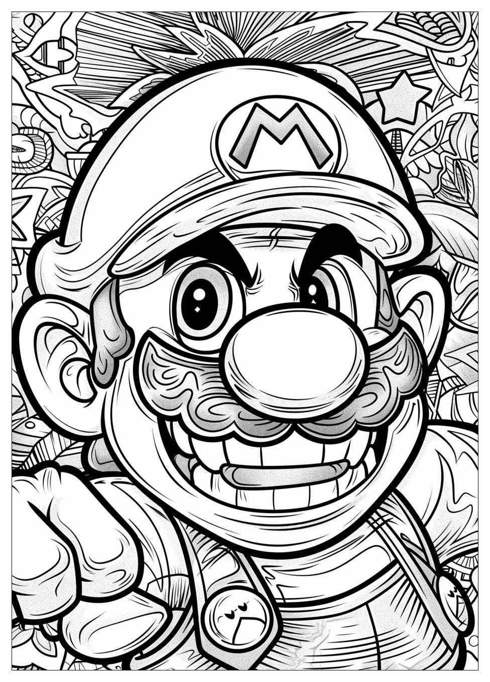 Wario Coloring Pages-2