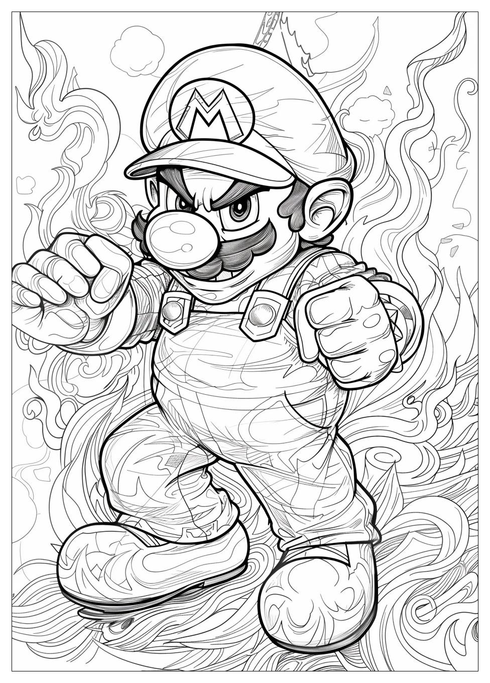 Wario Coloring Pages-3