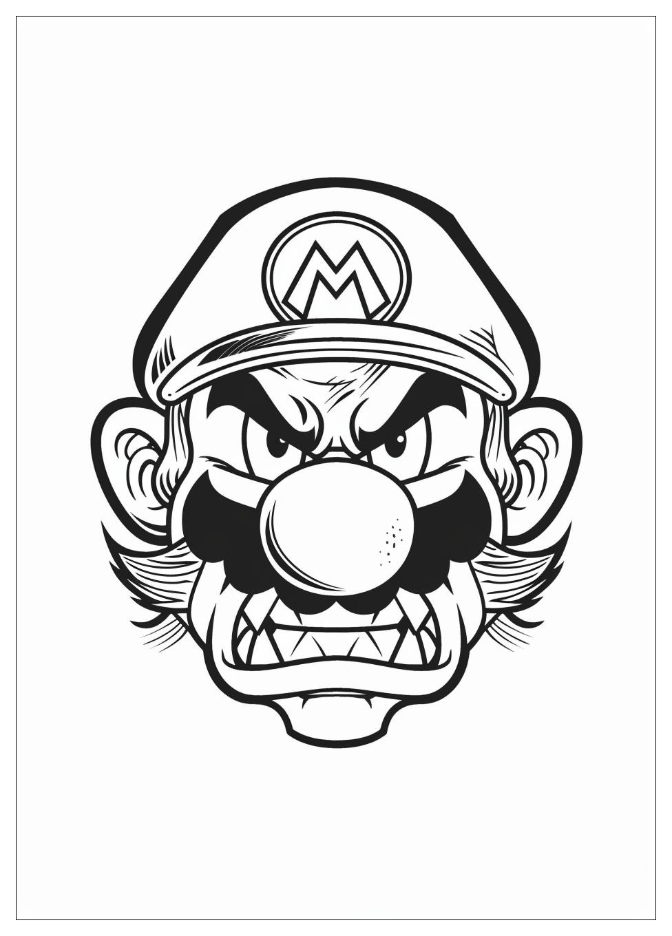 Wario Coloring Pages-5