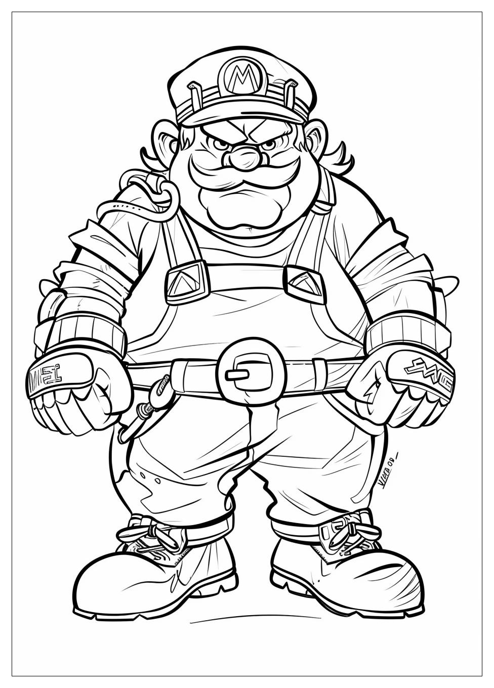 Wario Coloring Pages-7