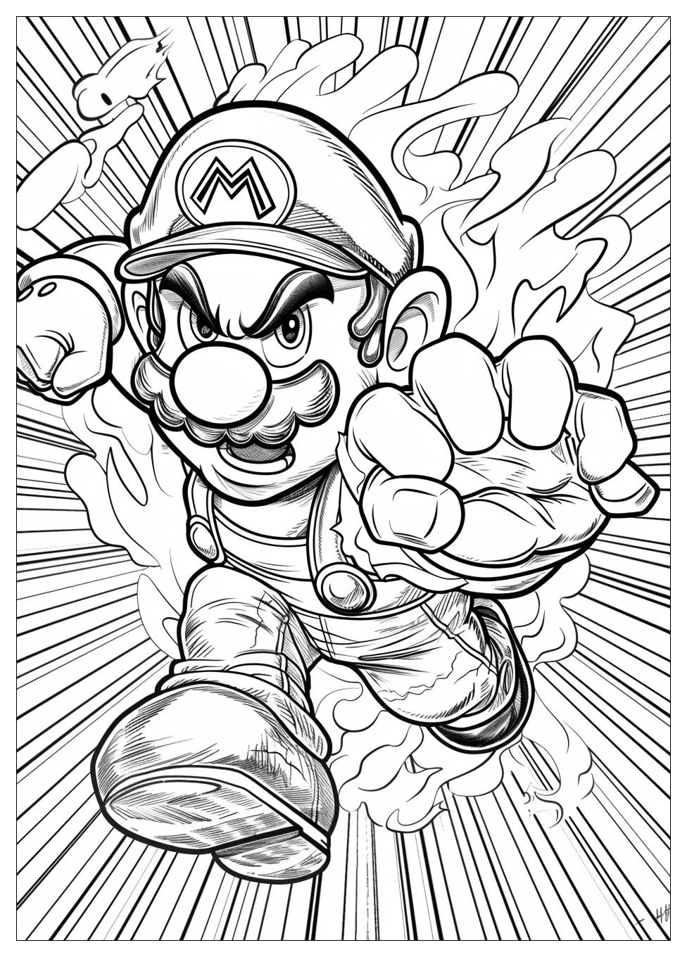 Wario Coloring Pages-8