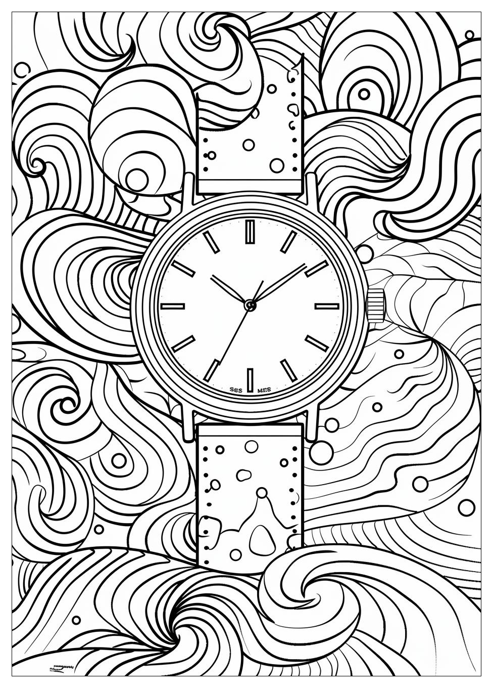 Watch Coloring Pages-1