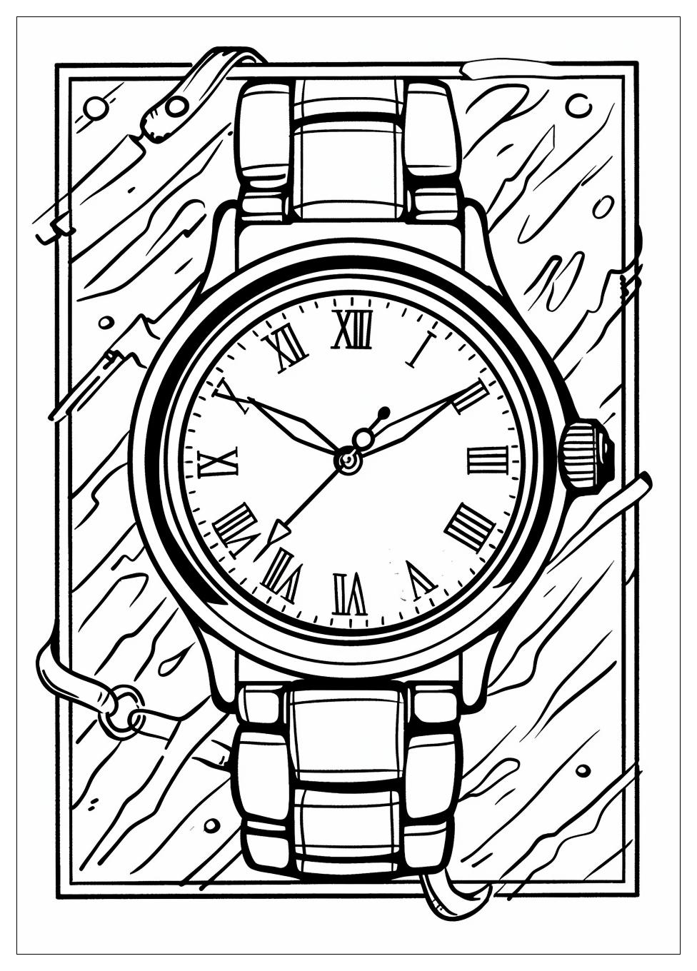 Watch Coloring Pages-12