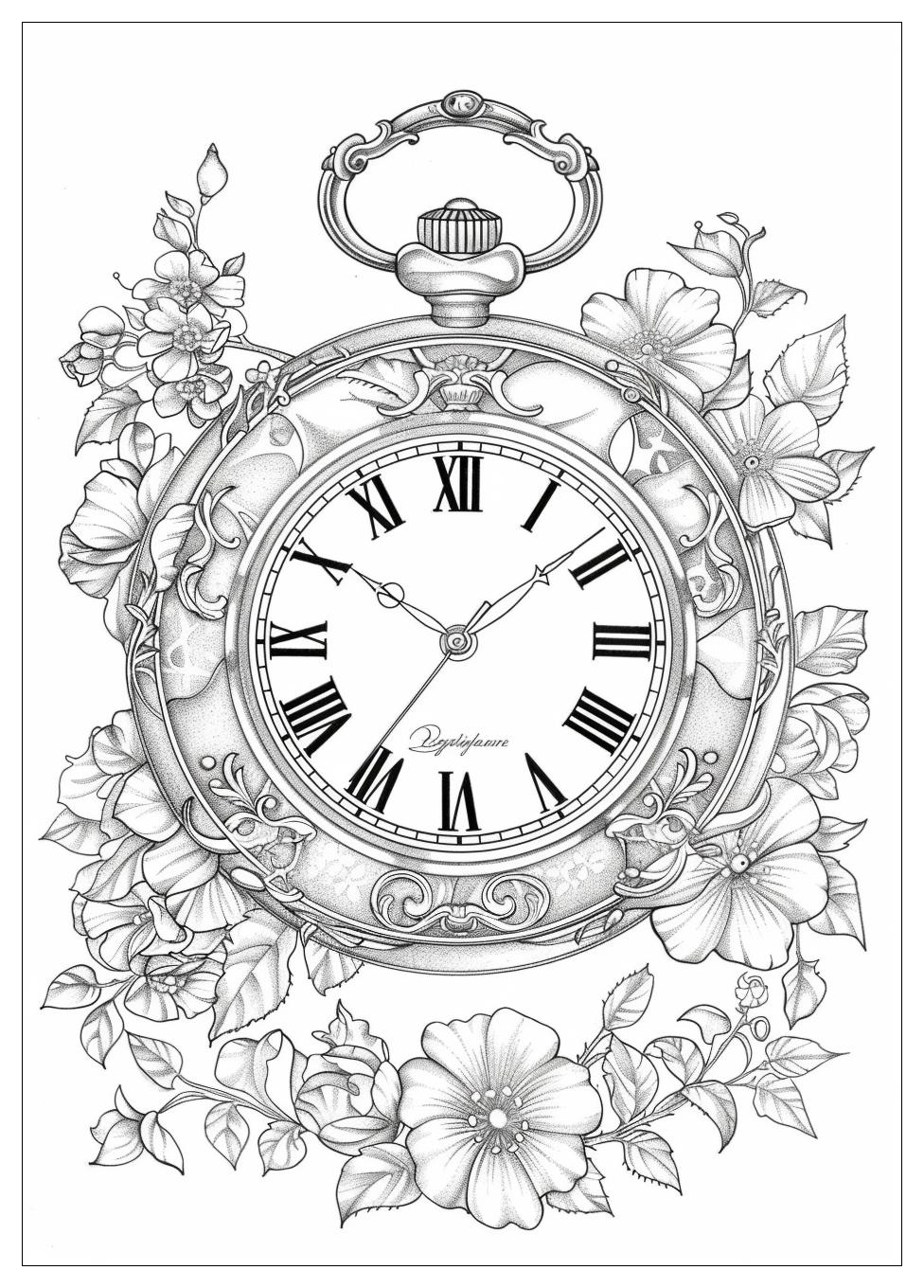 Watch Coloring Pages-14