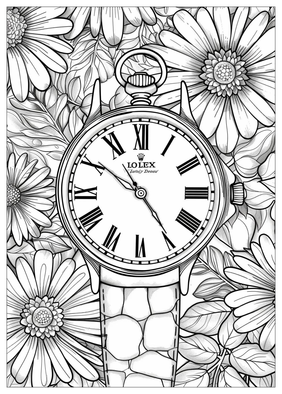 Watch Coloring Pages-15