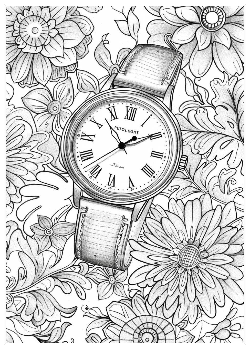 Watch Coloring Pages-17