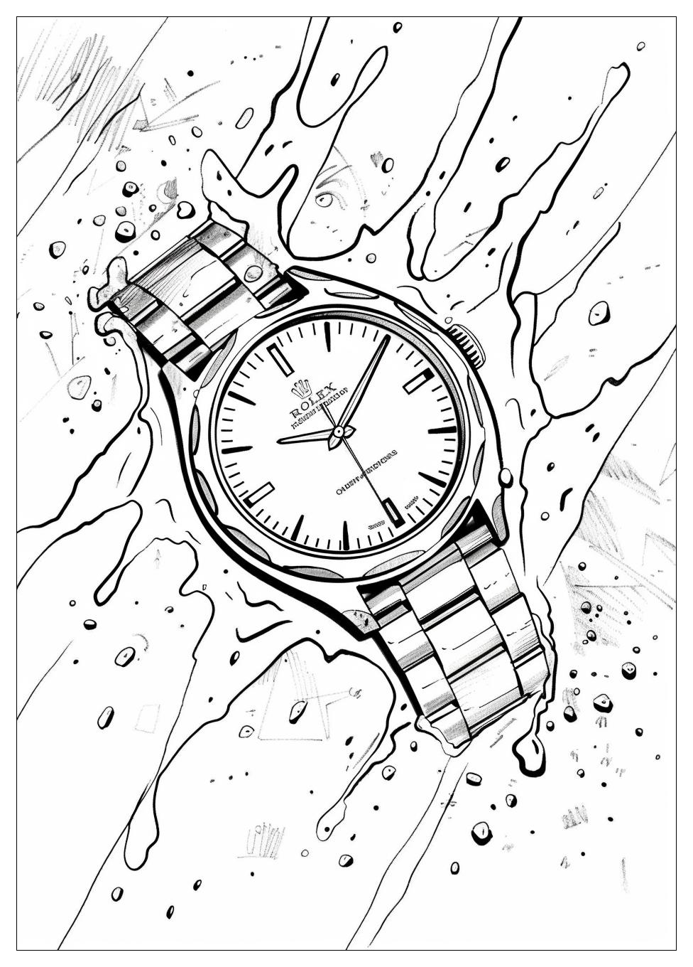 Watch Coloring Pages-3